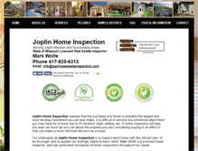 Tablet Screenshot of joplinrealestateinspection.com